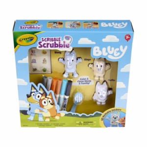 Crayola Bluey Scribble Scrubbie Pets Playset