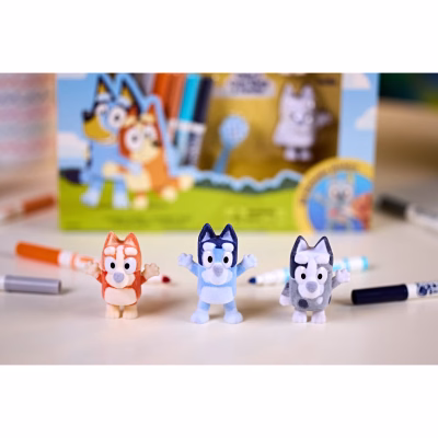 Crayola Bluey Scribble Scrubbie Pets Playset