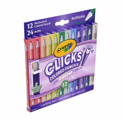 Crayola Clicks Mechanical Colored Pencil Set