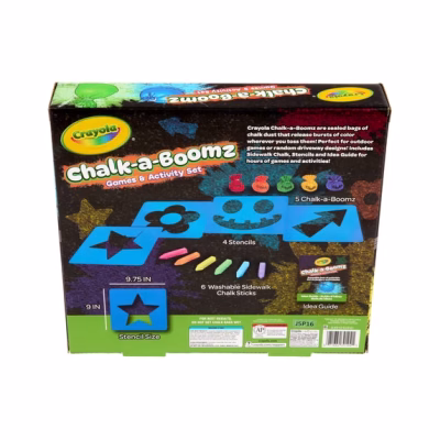 Crayola Splatz Outdoor Chalk Toss Game Activities for Kids