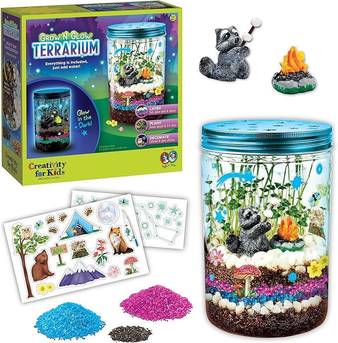 Creativity for Kids Grow 'N Glow Terrarium Educational Science Kits