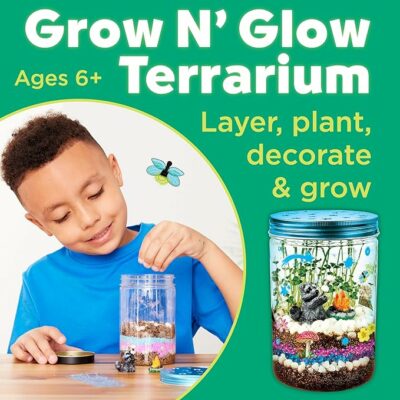 Creativity for Kids Grow 'N Glow Terrarium Educational Science Kits