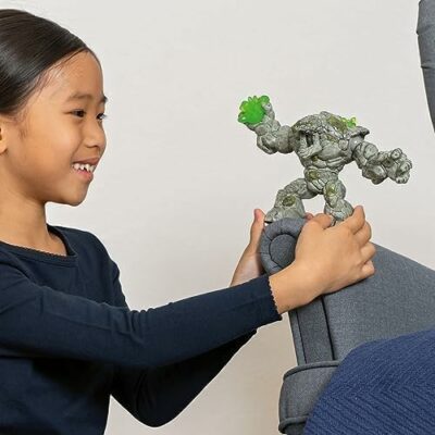 Creatures 8 Stone Monster Toy with Crystal Set Action Figure