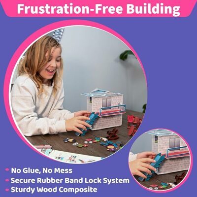 DIY Dollhouse Kit for Girls Miniature House 3D Puzzle