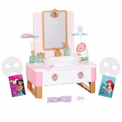 Disney Princess Style Collection Deluxe Day Spa with 20 Accessories