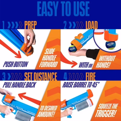 Distance Blaster Ball Launcher with Canister