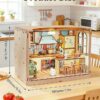 Dollhouse Miniature House Kit 120 Scale Kictchen with LED Light