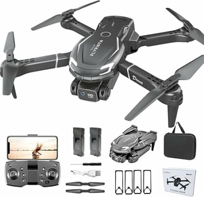 FLYVISTA Cool Mini Drone with Camera 1080P FPV Camera Remote Control Drone