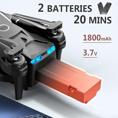 FLYVISTA Cool Mini Drone with Camera 1080P FPV Camera Remote Control Drone