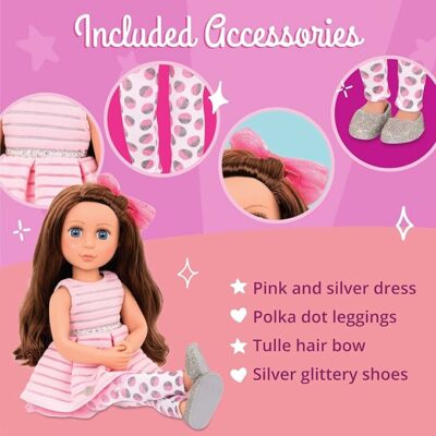 Glitter Girls Realistic Fashion Doll Brown Hair & Blue Eyes