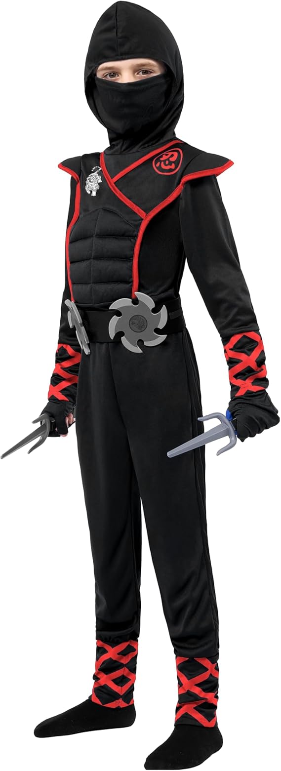 Halloween Ninja Costume Outfit Set for Boys Halloween Ninja Costume Outfit Set for Boys