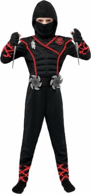 Halloween Ninja Costume Outfit Set for Boys
