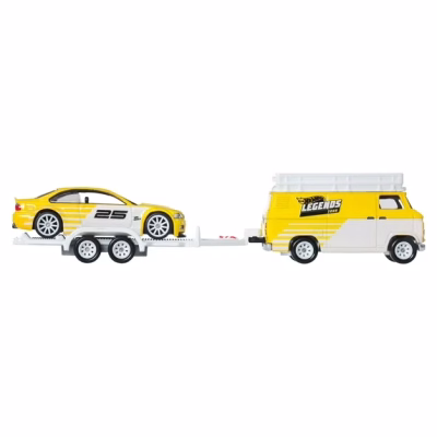 Hot Wheels Legends Tour Team Transport Hauler & Toy Car