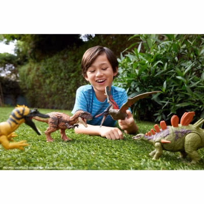 Jurassic World Chaos Theory Wild Roar Ceratosuchops Figure