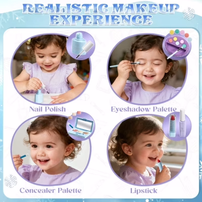 Kids Vanity Sets for Girls Portable Vanity Set Makeup Table