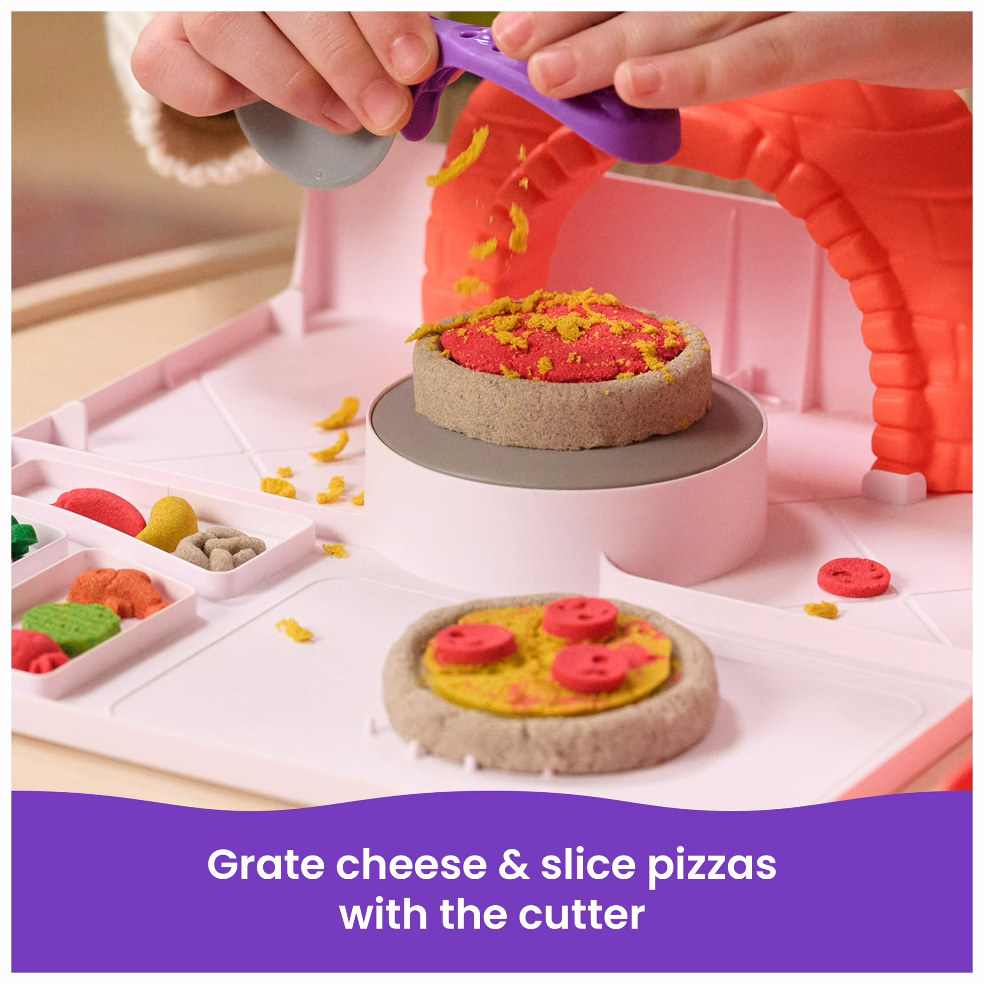 Kinetic Sand SquishPizza Activity Playset Kinetic Sand SquishPizza Activity Playset