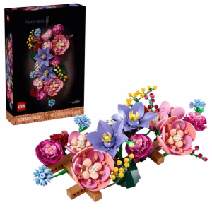 LEGO Botanicals Flower Wall Building Set for Kids