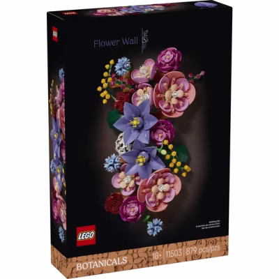 LEGO Botanicals Flower Wall Building Set for Kids