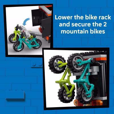 LEGO City Mountain Bike Adventure Van Building Toy Playset