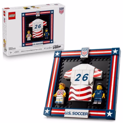 LEGO Editions 2026 U.S Soccer National Team Jersey Building Set