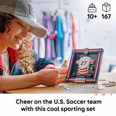 LEGO Editions 2026 U.S Soccer National Team Jersey Building Set
