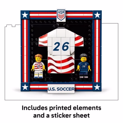 LEGO Editions 2026 U.S Soccer National Team Jersey Building Set