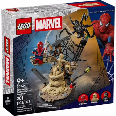 LEGO Marvel Epic Battle Spider-Man vs Sandman Building Toy