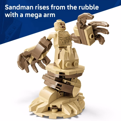 LEGO Marvel Epic Battle Spider-Man vs Sandman Building Toy