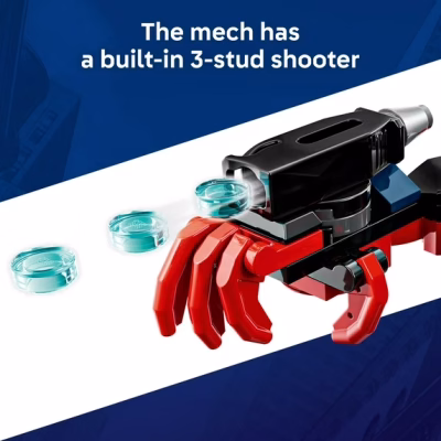 LEGO Marvel Miles Morales Mech vs Spider Man Building Toy