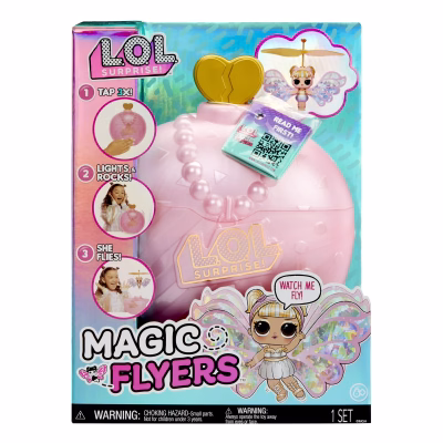 LOL Surprise Magic Flyers Flutter Star Hand Guided Flying Doll