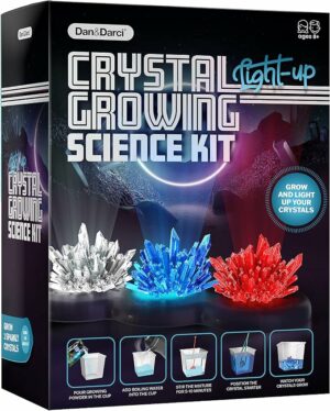 Light-up Crystal Growing Science Kits for Kids