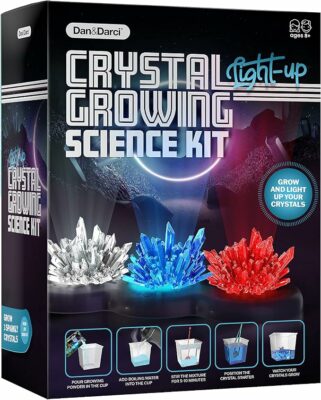 Light-up Crystal Growing Science Kits for Kids