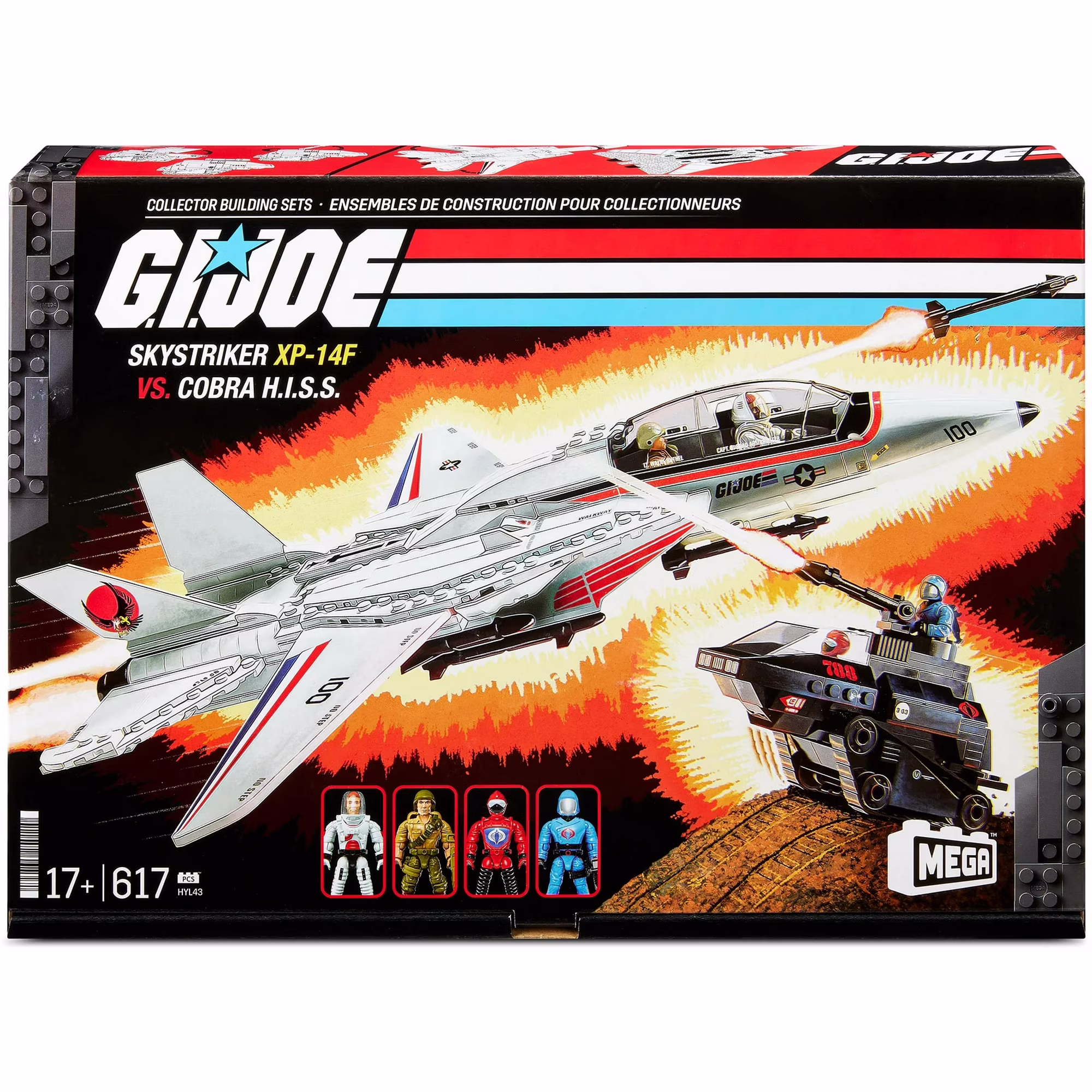 MEGA BLOKS G.I. JOE Skystriker vs. COBRA H.I.S.S. Building Set MEGA BLOKS G.I. JOE Skystriker vs. COBRA H.I.S.S. Building Set