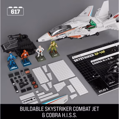 MEGA BLOKS G.I. JOE Skystriker vs. COBRA H.I.S.S. Building Set