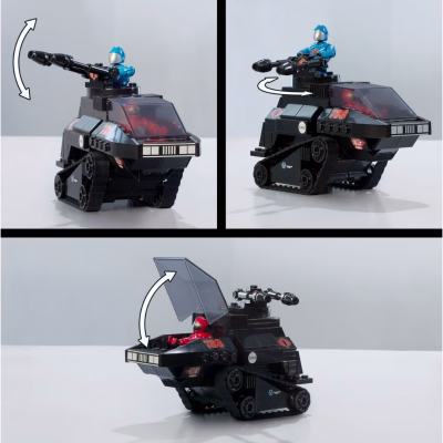 MEGA BLOKS G.I. JOE Skystriker vs. COBRA H.I.S.S. Building Set