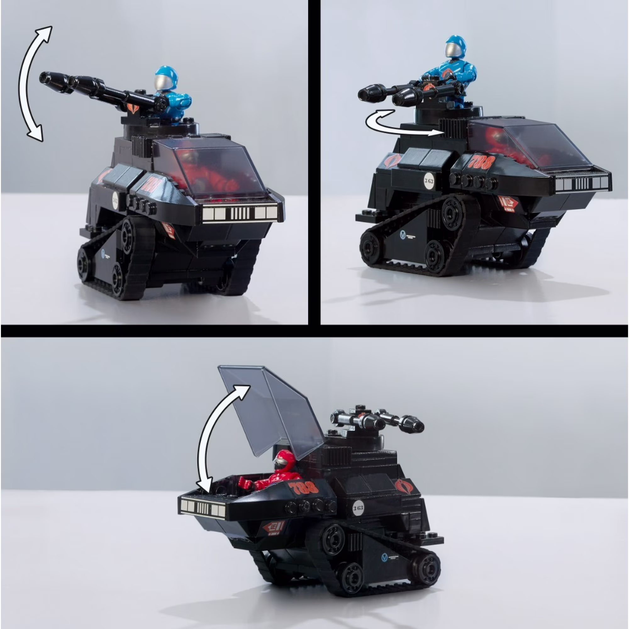 MEGA BLOKS G.I. JOE Skystriker vs. COBRA H.I.S.S. Building Set MEGA BLOKS G.I. JOE Skystriker vs. COBRA H.I.S.S. Building Set