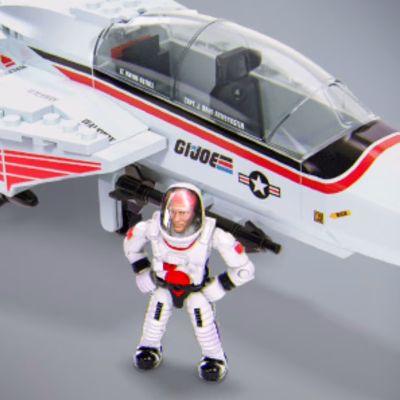 MEGA BLOKS G.I. JOE Skystriker vs. COBRA H.I.S.S. Building Set
