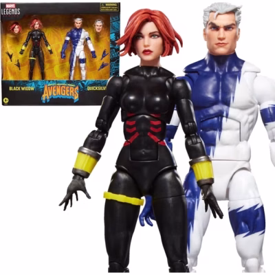 Marvel Legends Series Black Widow and Quicksilver Action Figure