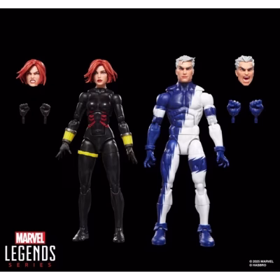 Marvel Legends Series Black Widow and Quicksilver Action Figure