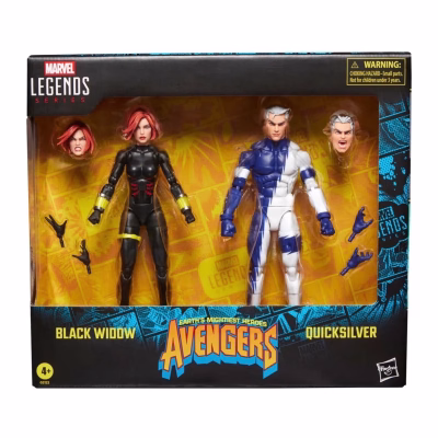 Marvel Legends Series Black Widow and Quicksilver Action Figure
