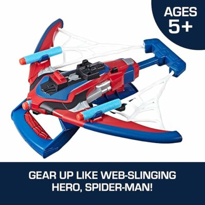 Marvel Spider Man Web Shots Spiderbolt NERF Powered Blaster Toy