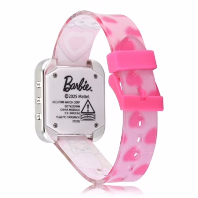 Mattel Barbie Female Child Pink LCD Watch