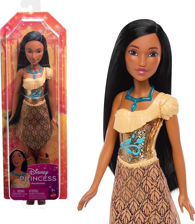 Mattel Disney Princess Pocahontas Doll in Sparkling Fashion