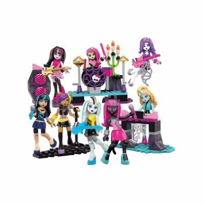 Mega Bloks Monster High Glam Ghoul Band Building Kit
