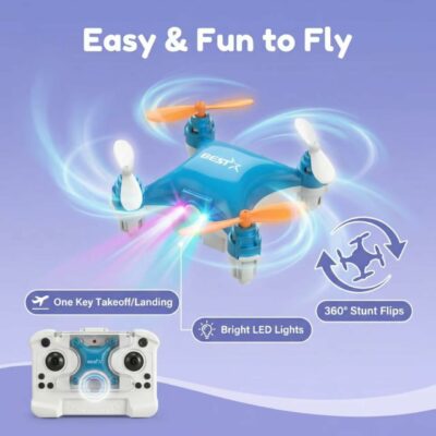 Mini Drone for Kids Indoor Portable Nano Quadcopter with Altitude Hold