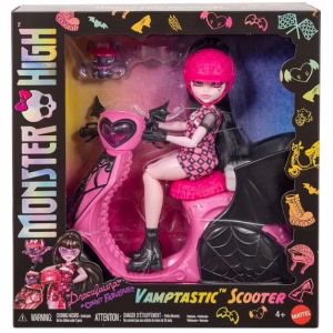 Monster High Draculaura Vamptastic Scooter Doll And Vehicle Playset