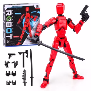 Multi Jointed Movable Robot Figure for Kids