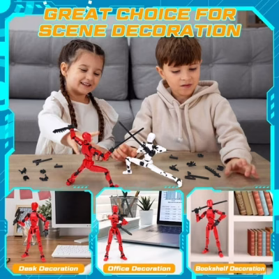 Multi Jointed Movable Robot Figure for Kids