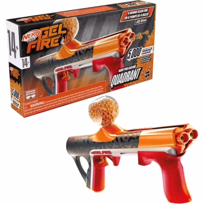 NERF Pro Gelfire Quadrant Blaster 5.000 Soft Super Absorben