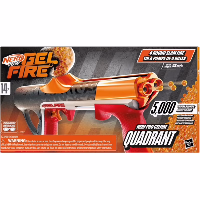 NERF Pro Gelfire Quadrant Blaster 5.000 Soft Super Absorben